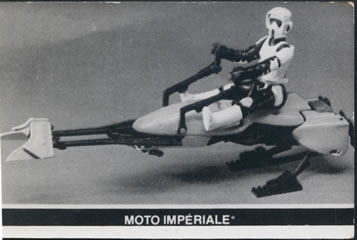Imperialista na gwiezdnym skuterze.